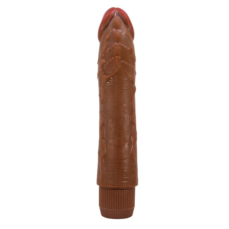 Baile - Dybbuk Vibrador Realístico 24 Cm Mulato