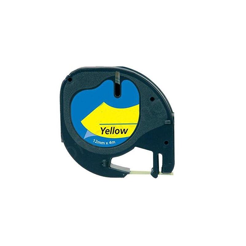 Dymo Letratag 91202 Negro/Amarillo Cinta Rotuladora Generica S0721620