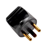 Type K (Dk) Plug. Black -  Straight