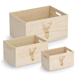 Zeller Caja De Almacenamiento Hirsch 35,0 X 25,0 X 18,0 Cm