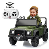 Jamara Ride-On Land Rover Defender 110 Svx Verde 2,4ghz Li-Po