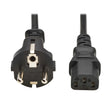 EAN 0037332280916 - Eaton P054-02M-EU cable de transmisión Negro 2 m CEE7/7 IEC C13 imagen 1