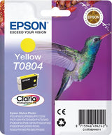 Tinta Original Epson T0804 Yellow Para Epson Stylus Photo P50 , Px650 , Px660 , Px700w ,Px710w ,Px720wd