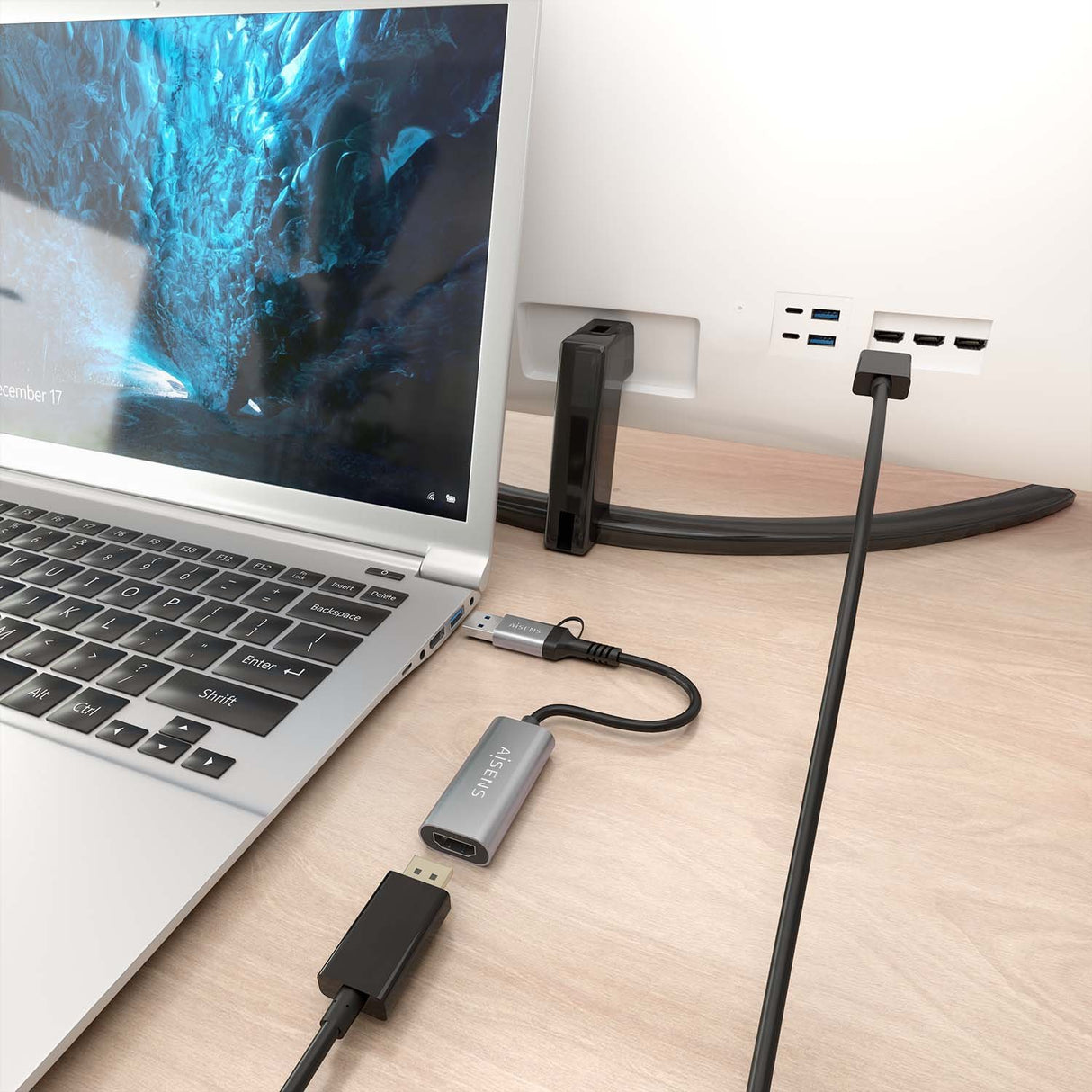 EAN 8435739902479 - AISENS A109-0913 Adaptador gráfico USB 1920 x 1080 Pixeles imagen 5