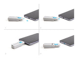 Delock 20925 Juego De Bloqueadores Micro Usb Para Micro Usb Hembra 5 Piezas + Herramienta De Bloqueo