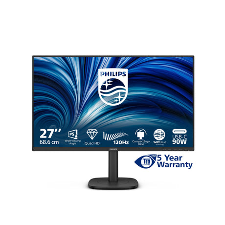 EAN 8721038002423 - Philips 3000 series 27B2U3601/00 pantalla para PC 68,6 cm (27") 2560 x 1440 Pixeles Quad HD LCD Negro imagen 4