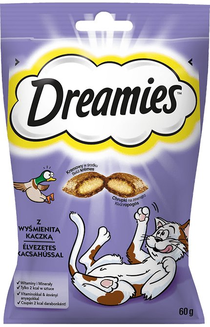 Dreamies 5998749116500 Golosinas Para Gatos Duck Snacks 60g