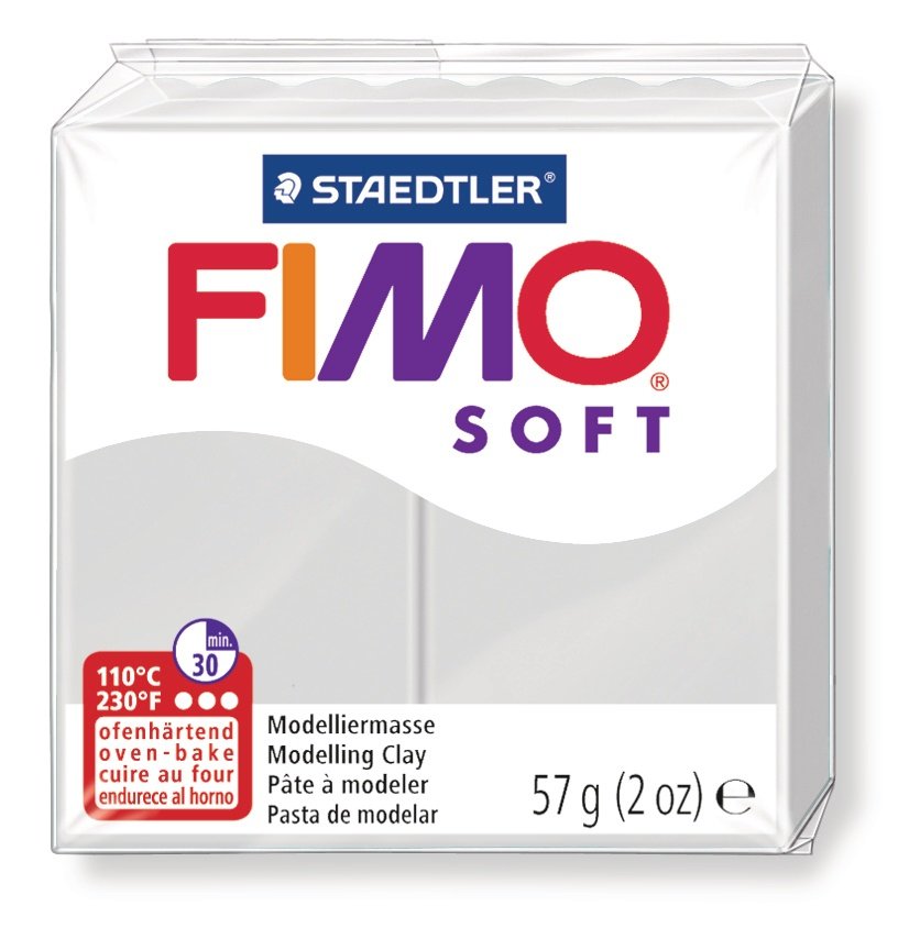 Fimo Mod.Mass Fimo Soft Gris Delfín