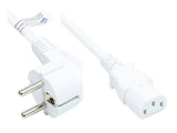 EAN 4014619168156 - Alcasa P0130-W025 cable de transmisión Blanco 2,5 m CEE7/7 IEC C13 imagen 1