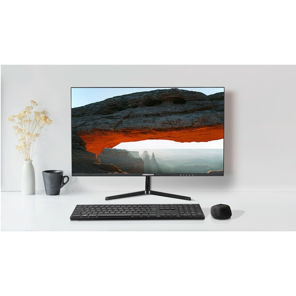 Medion Akoya P52726 Monitor 27" Fullhd Hdr10 - Respuesta 7ms - Angulo De Vision 178â° - Hdmi, Vga, Audio - Vesa 100x100