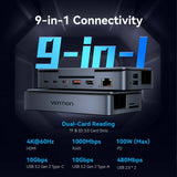 EAN 6922794793170 - Vention TPZH0 base de conexión para disco duro Gris imagen 3