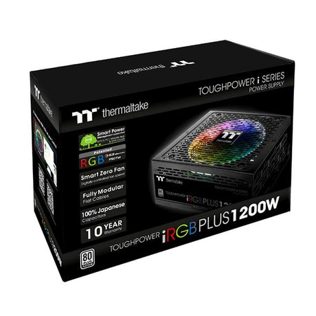 EAN 4711246870321 - Thermaltake Toughpower iRGB PLUS unidad de fuente de alimentación 1200 W 24-pin ATX Negro imagen 5
