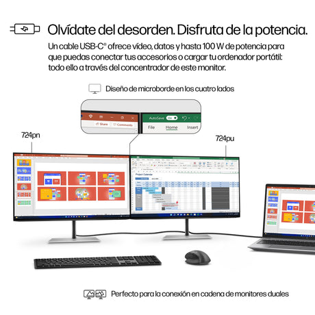 EAN 5715063476321 - HP Series 7 Pro 724pu pantalla para PC 61 cm (24") 1920 x 1200 Pixeles LCD Plata imagen 5
