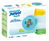 Playmobil 71688 Junior Aqua: Bañera De Hidromasaje De Agua Con Tiburón Bebé  71688