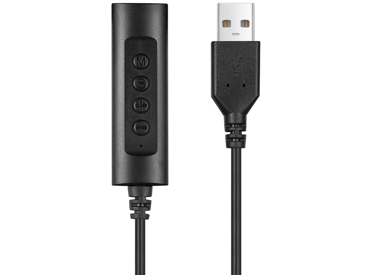 Auriculares Sandberg Office Con Microfono, Usb + Conector De 3,5 Mm, Estereo, Negro