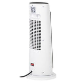 Adler Ad 7738 Tower Fan Ceramic Heater With Timer, Led, 2 Heating Powers: 1400w-2000w, White Black