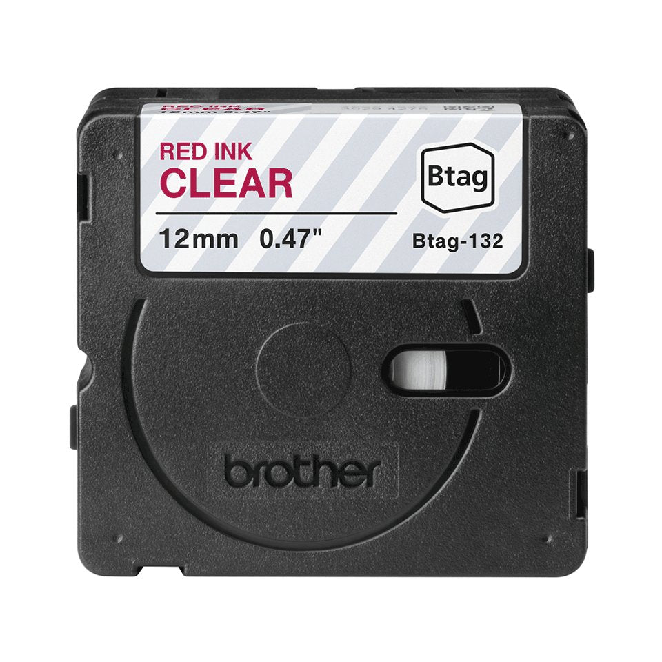 Brojoher Cinta Btag132 / Btag-132 Rojo Sobre Transparentee