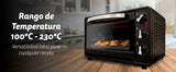 Horno De Sobremesa Grunkel Hr-23hn 1600w Capacidad 23l