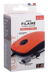 EAN 3303170106846 - T'nB MUSUNSETRD ratón Universal Ambidextro USB tipo A 1000 DPI imagen 3