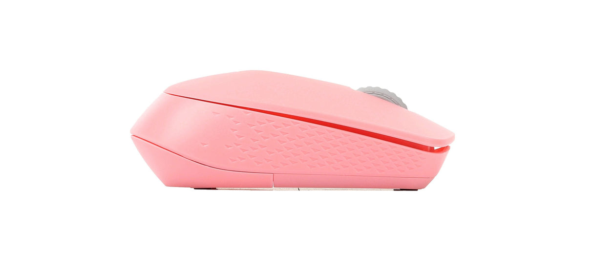Mouse Rapoo Wireless Y Bluetooth M100 Silent 2.4g Ghz Bt 4.0 Usb 3.0 3 Botones 1300 Ppp Rosa