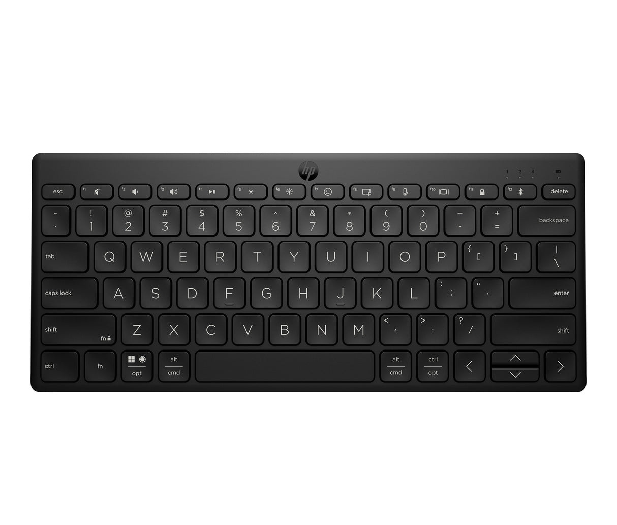 EAN 0196548515943 - HP 350 BLK Compact Multi-Device Keyboard teclado Hogar Negro imagen 15