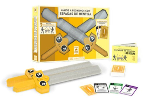 EAN 810083046464 - Asmodee EKISWRD01ES juego de tablero Vamos a pegarnos con espadas de mentira 20 min Juego de mesa Partido imagen 3