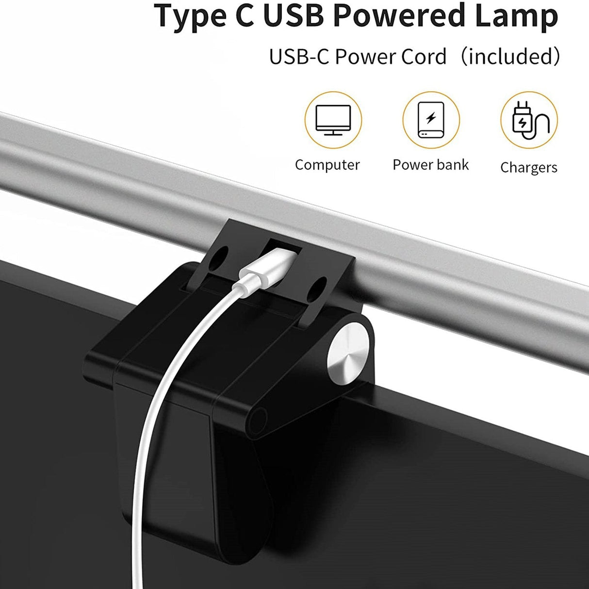 4smarts 2in1 Lampara Lightbar Pro Monitor Con Webcam Fullhd  Plata