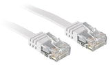 Lindy U/Utp Flat Patchcord Cat6. Cu. White. 3.0m