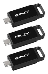 Usb-Mick 128gb Pny Elite Usb 3.2 Type-C Retail 3-Pack