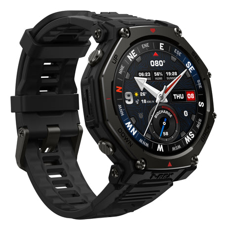 EAN 6972596109280 - Amazfit T-Rex 3 Pro 3,81 cm (1.5") AMOLED 48 mm Digital Pantalla táctil Negro GPS (satélite) imagen 6
