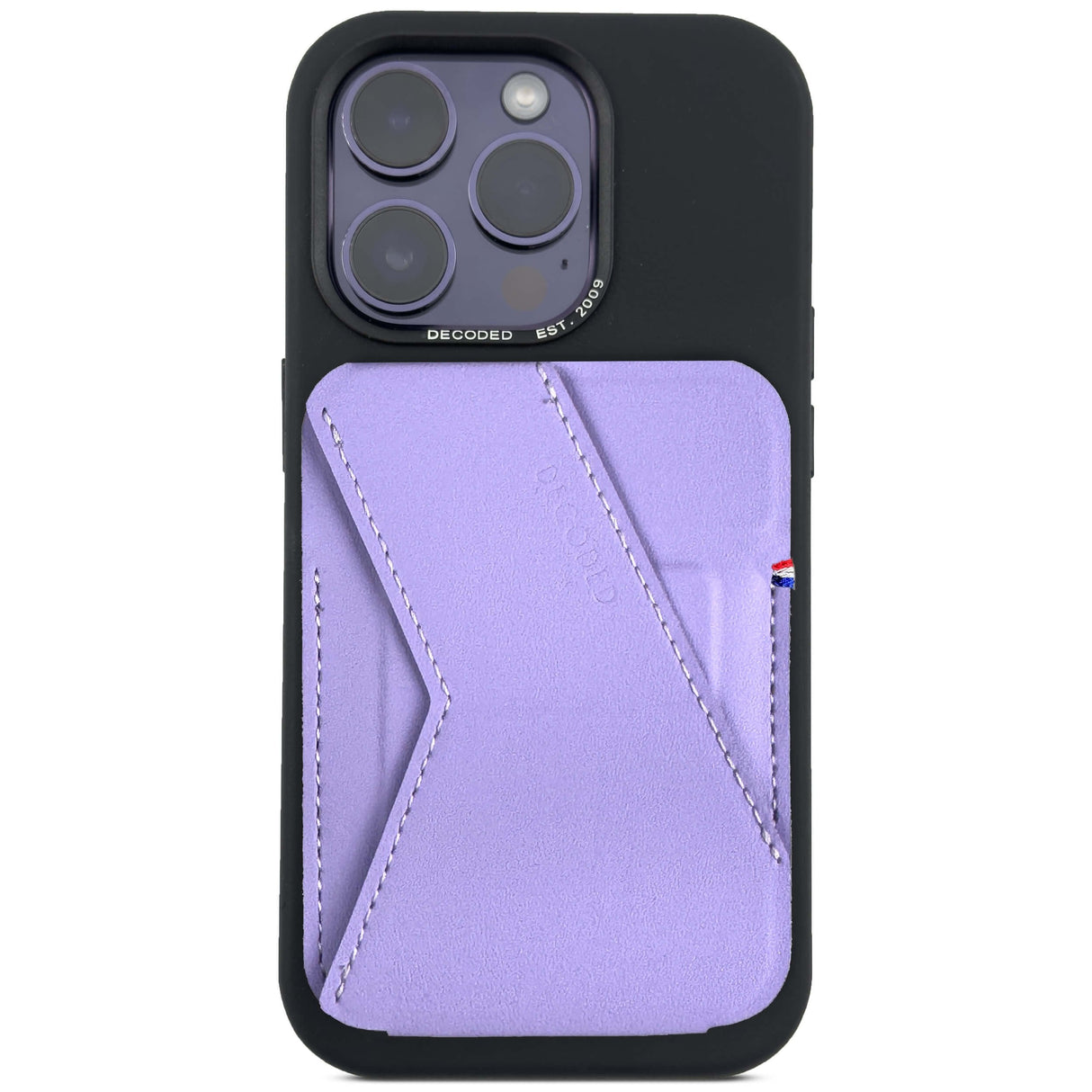 Decoded Silicone Magsafe Card Stand Sleeve Dig. Lavender