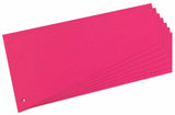 Herlitz Trennstreifen Trapez Rosa - 100 Unidades