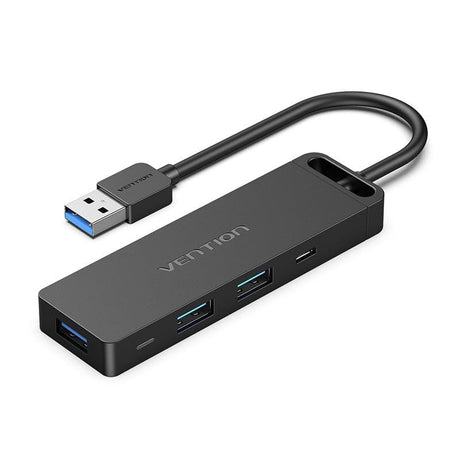 EAN 6922794749603 - Vention CHVBB hub de interfaz USB 3.2 Gen 1 (3.1 Gen 1) Type-A 5000 Mbit/s Negro imagen 1