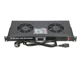 EAN 5903148919089 - Extralink 19\" RACK MOUNT FAN PANEL (2 FANS) WITH THERMOSTAT Panel del ventilador imagen 7