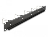 Delock 19? Cablemanagement Rangierpanel Mit 5 Metallbügel 1 He Schwarz