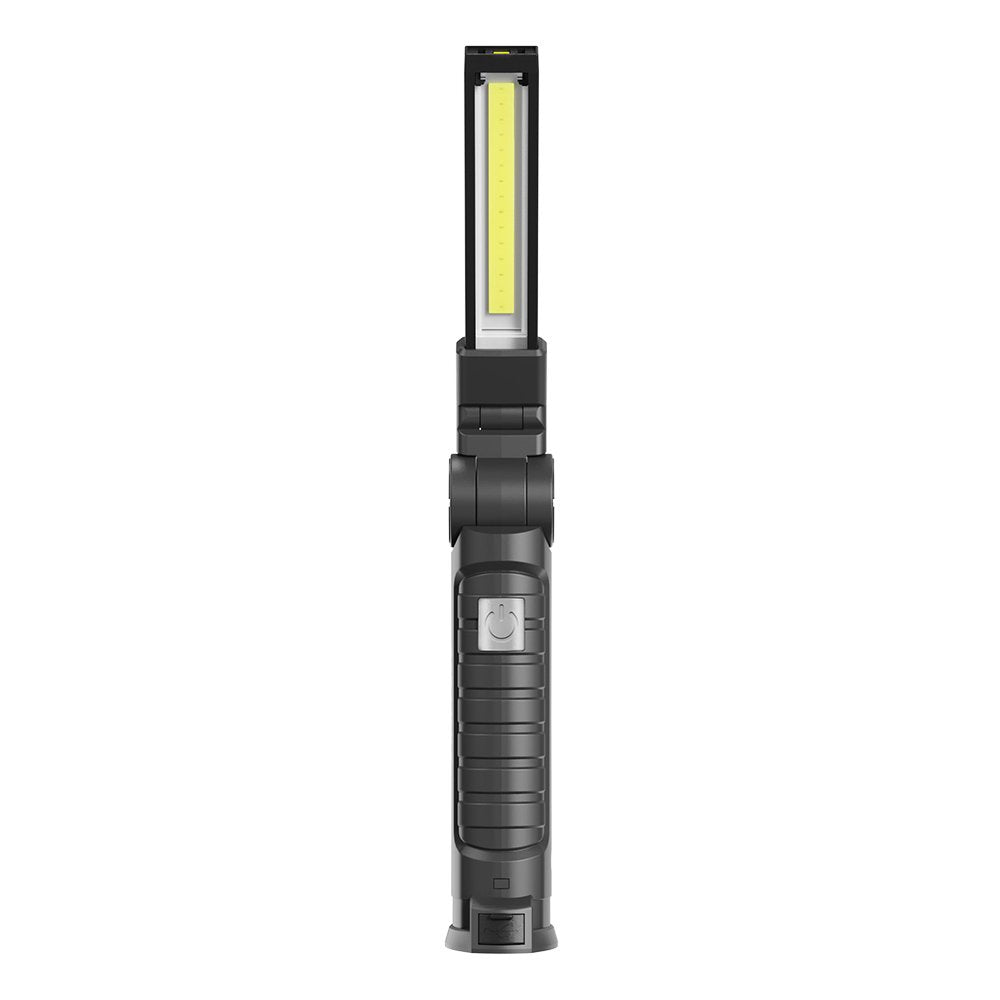 Lámpara De Taller Savio Fl-03 Cob Led 3w  Recargable, Usb-C, 150 Lm, Cabezal Giratorio, Imán
