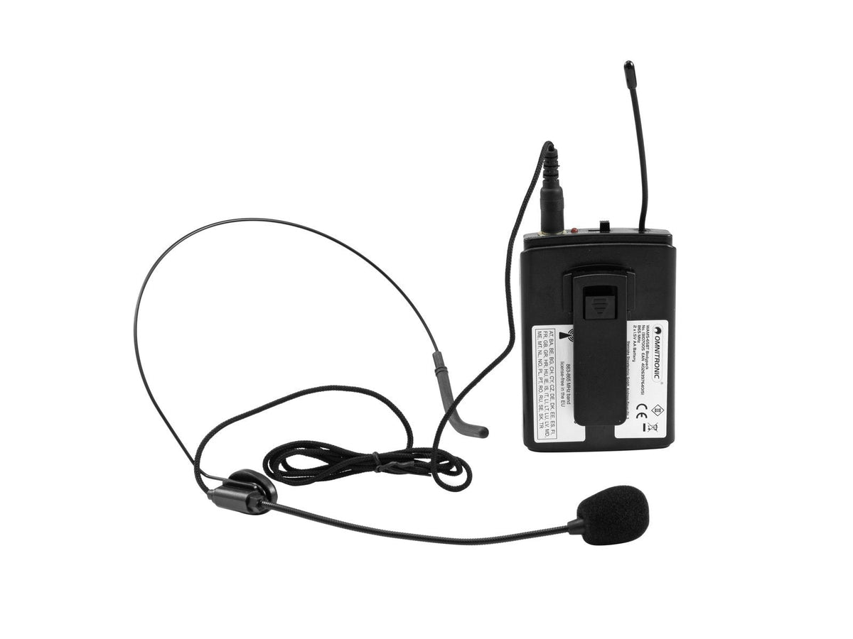 Omnitronic Wams-65bt - Sistema De Micrófono - Negro