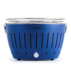 Lotusgrill G34 U Bl Barbacoa Y Parrilla Al Aire Libre Carbón Vegetal Tetera Azul
