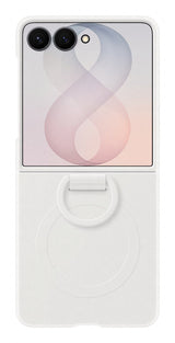 Samsung Silicone Ring Magnet Case Fr Galaxy Flip8 White