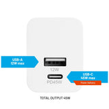 EAN 8591680149995 - FIXED FIXC45M-CU-WH cargador de dispositivo móvil Universal Blanco Corriente alterna Carga rápida Interio imagen 4