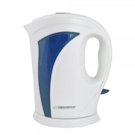 EAN 5901299932414 - Esperanza EKK018B tetera eléctrica 1,7 L 2200 W Azul, Blanco imagen 2