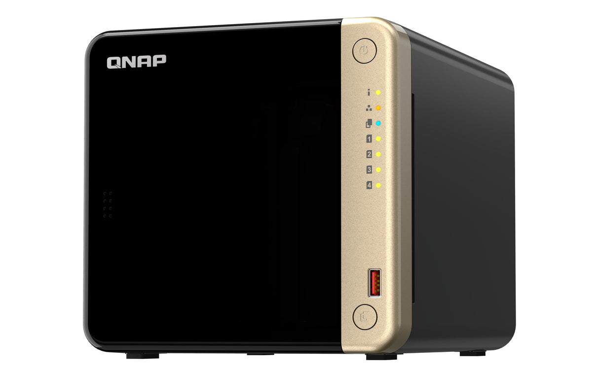 EAN 4711103082324 - QNAP TS-464 NAS Torre Intel® Celeron® N5095 8 GB DDR4 0 TB QNAP QTS Negro imagen 4
