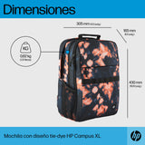EAN 0197192501269 - HP Campus XL Tie Dye Backpack 40,9 cm (16.1") Negro imagen 4