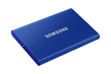 Disco Externo Ssd Samsung 500gb Portable T7 Usb3.2 Gen.2 Indigo Blue Extern Kit