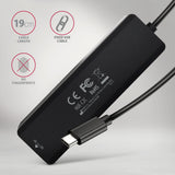 Hub 4-Portowy 5gbps 2x Usb-A 2x Usb-C , Usb-C Power In 19cm Kabel Hue-C2c