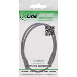 Cable De Extensión De Cc Inline, Enchufe De Cc Macho/Hembra 5,5x2,5 Mm, Awg 18, Negro, 2 M
