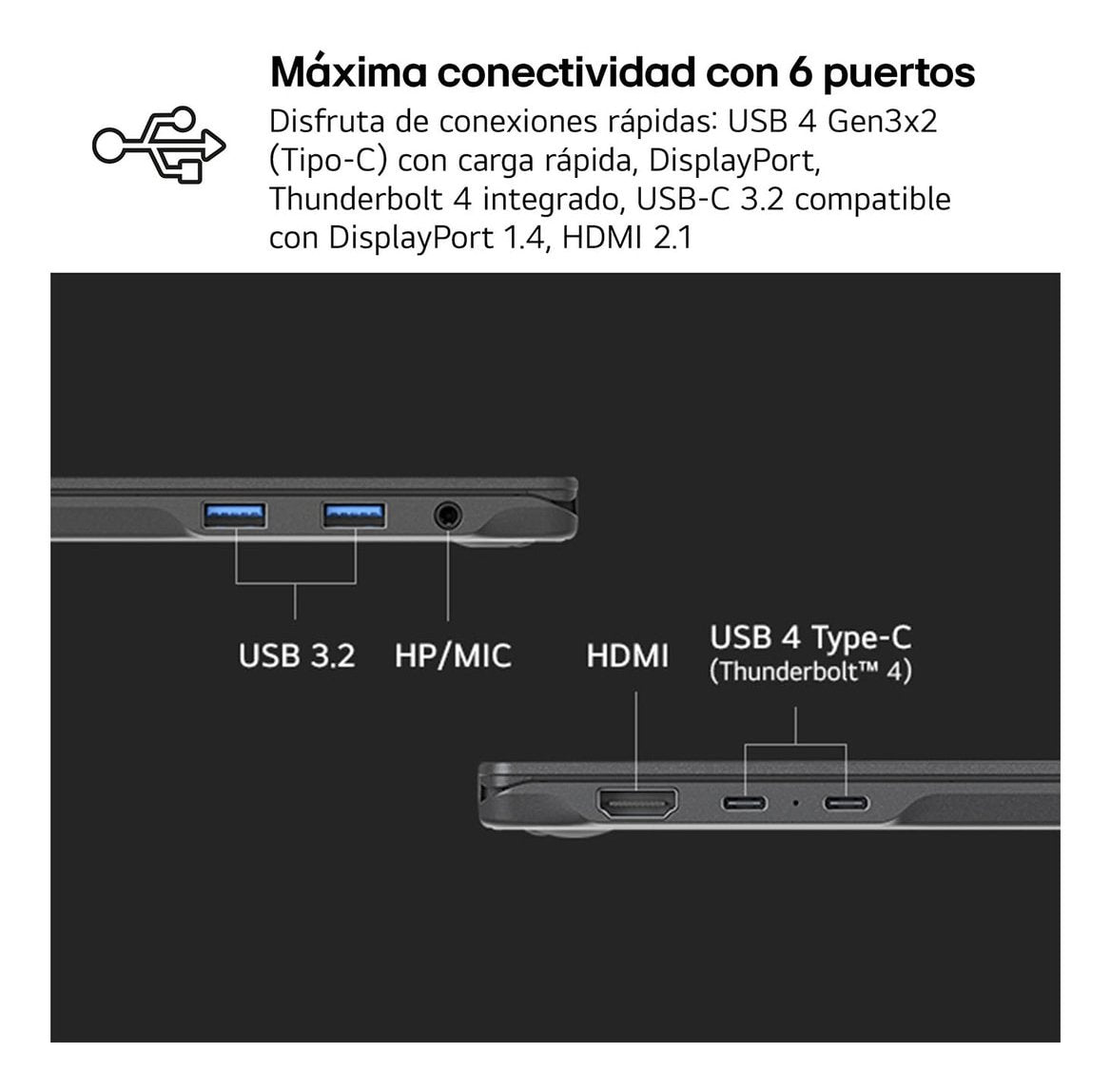 Portátil Lg Gram 15z90s-V.Ap55b Intel Core Ultra 5-125h 16gb 512gb Ssd 15.6' Win11 Pro