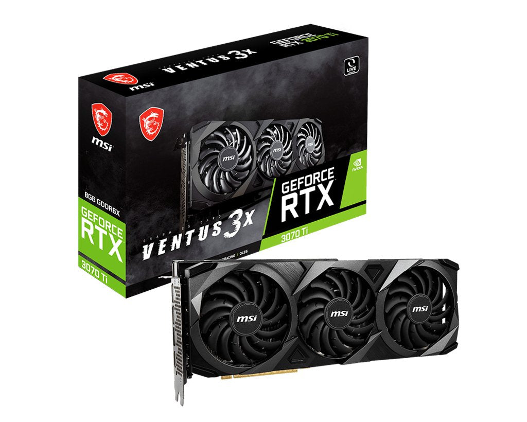 Tarjeta Gráfica Msi Geforce Rtx 3070 Ti Ventus 3x 8g Oc