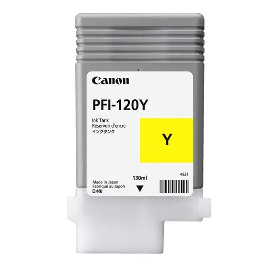 EAN 4549292112375 - Canon PFI-120Y cartucho de tinta 1 pieza(s) Original Amarillo imagen 1