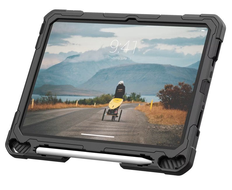Urban Armor Gear Uag Plasma Series - Trasera Cubierta Para Tablet - Resistente - Con Integriertem Protector De Pantalla - Negro, Ice - Para Apple 10.9-Inch Ipad (10. Generation)